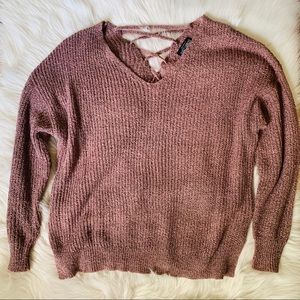 Criss Cross Back Sweater